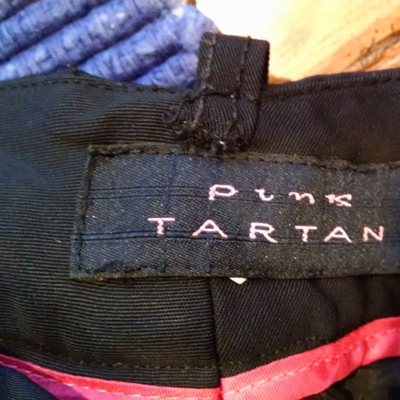 Pink Tartan Navy Pants - DONATING 5/30 - Picture 2 of 7